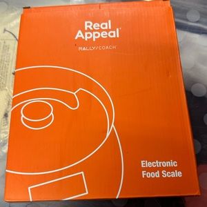 Real Appeal Electronic Food Scale New With Plastic Bowl